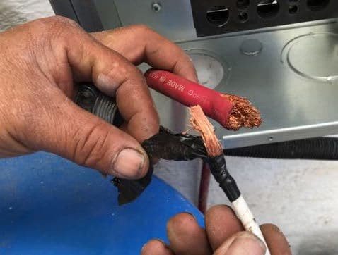 faulty wiring