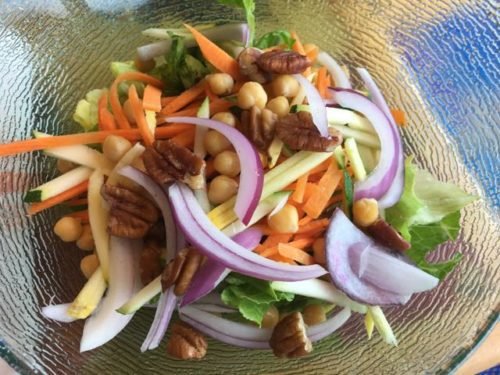 Salad from the buffet salad bar
