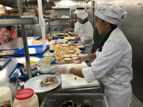 Cruise ship MS Amsterdam kitchen tour