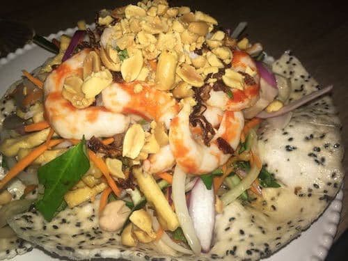 Jackfruit salad at The Purple Mint