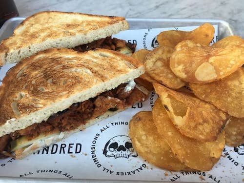 Kindred BBQ Jackfruit Sandwich