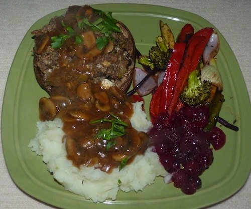 Cherried cranberries as part of our Thanksgiving feast