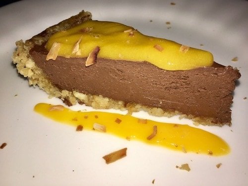 Tropical chocolate cream pie (vegan)