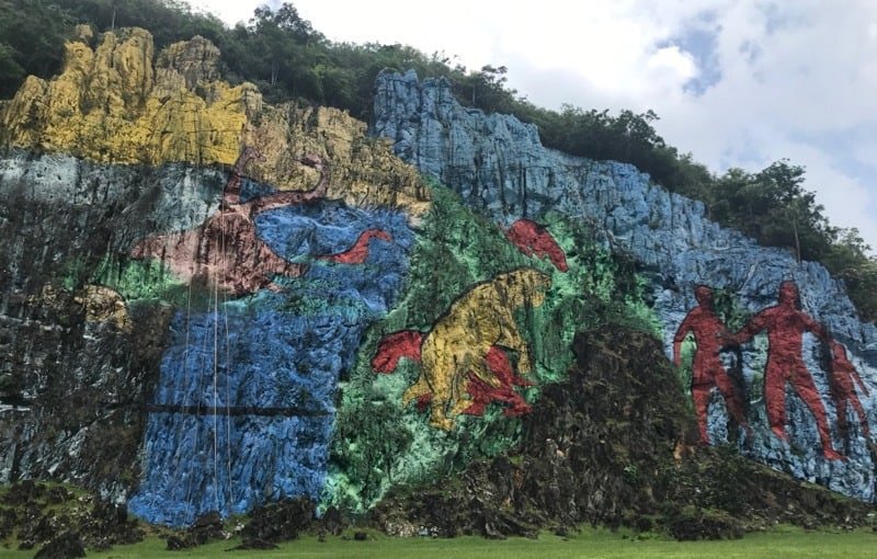 Mural de la Prehistoria in the Viñales Valley