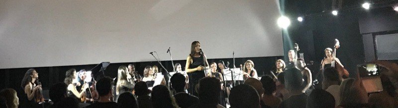 String orchestra at Fabrica de Arte Cubano