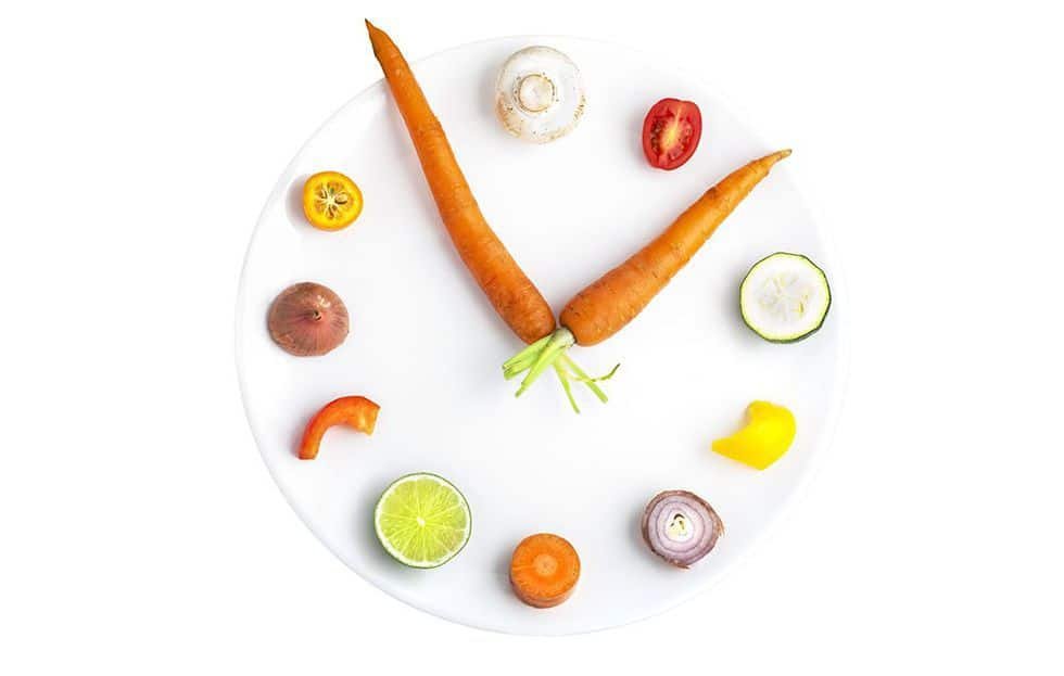 Getty Images - clock shape made fro vegetables