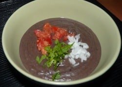 Guatemalan Black Bean Soup