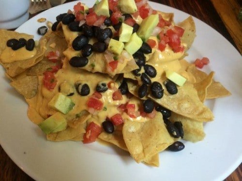 Vegan nachos at Forever Vegano